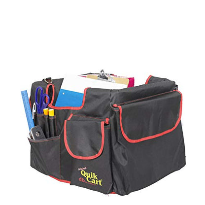 dbest Quik Cart Pockets, Black, Unisex, 20-Pocket Caddy for Easy Organization and Storage