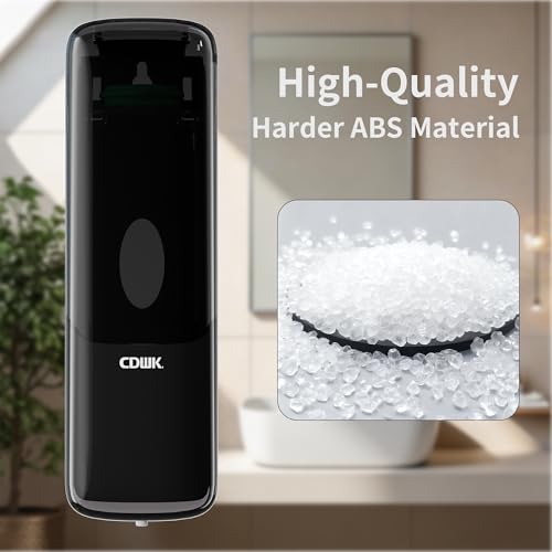 Wall-Mounted Shower Soap Dispenser,Shampoo and Conditioner Dispenser, 300ml, No Drill Refillable Shampoo Dispener for Bathroom,Kitchen,Hotel and Airbnb, Black - color: Black
