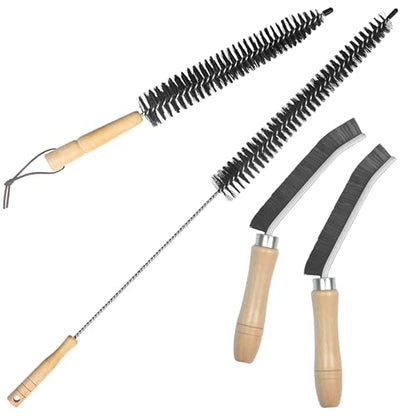 Dryer Lint Brush Vent Cleaner Kit,Included 1Pc 29.5" Refrigerator Coil Cleaning Brushes,2Pc Crevice Cleaning Brush and 1Pc 15" Dryer Vent Hose Cleaner, Washing Machine Cleaning Tools for Household - style: Dryer Lint Brush Vent Cleaner Kit