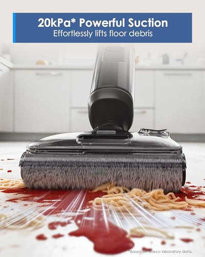 Tineco Floor ONE i6 Stretch Wet Dry Vacuum Cleaner, Vacuum & Mop All in One, 20kpa Powerful Suction, Up to 40 Minutes Runtime, 180° Lay-Flat, Anti-Tangle Design, Full-Path Self-Cleaning&185℉ Flashdry - style: Floor One i6 Stretch