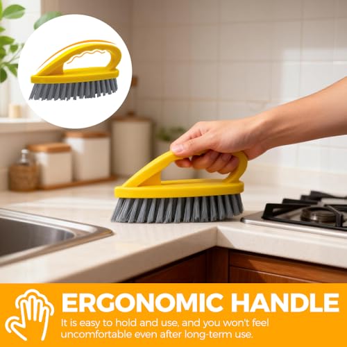 Household Kitchen Cleaning Brush | Comfort Grip Handle Durable Scrub Brush for Stain Removal 29-3 - color: Cleaning Brush