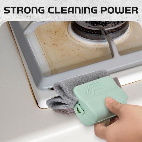 Magic Window Track Cleaner, 2025 Upgraded Handheld Cleaning Brush Set, for Window Slides Grooves, Tile Grout Lines, Shutter Slats, Car AC Vents & Narrow Gaps (Colorful 3PCS) - color: Colorful 3pcs
