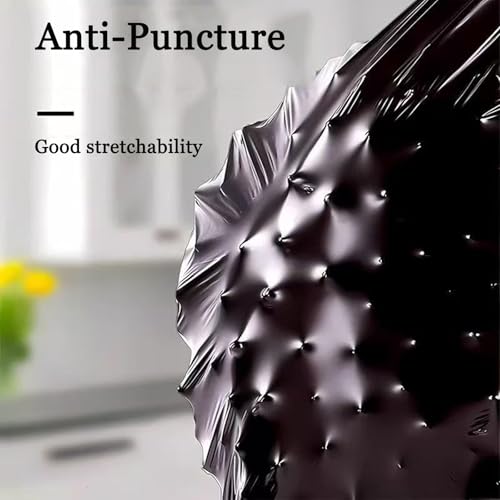 Ultra Thick16-18 Gallon Black Drawstring Trash Bags | 26x33 inches Heavy Duty Plastic Garbage Bags for Household Kitchen Living room Office Restaurant Thickened Stretchy