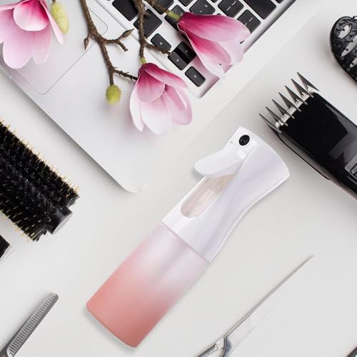 VIGOR PATH Continuous Spray Bottle for Hair – Fine Mist Mister for Hairstyling, Cleaning, Plants, Pets, Barbers, Salons, and Essential Oil Applications (150ml/5 oz)
