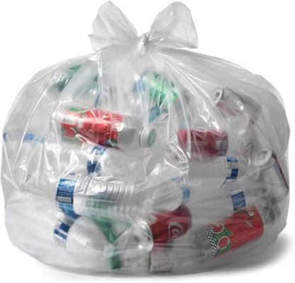 Aluf Plastics 45 Gallon 2.0 MIL Clear Garbage Bags - 40" x 46" - Pack of 200 - For Contractor, Industrial, Healthcare, & Municipal - color: Black, style: 40-45 Gal, 2.0 Mil, 200 Count