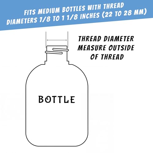 3 Pack Bottle Emptying Kit Soap & Lotion Bottles Saver Connector Coupler Transfer Connector Between Bottles for Soap, Lotion, Shampoo, Conditioner, 1.54 x 1.61 Inches (Blue, White, Black) - color: Blue, White, Black