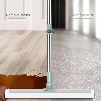 Floor Squeegee – Silicone ABS 35cm | Squeegee Broom | Scraping Wiper for Bathroom Kitchen Window Cleaning Wet Water Removal and Household Maintenance Use - color: Silicone Floor Scraper