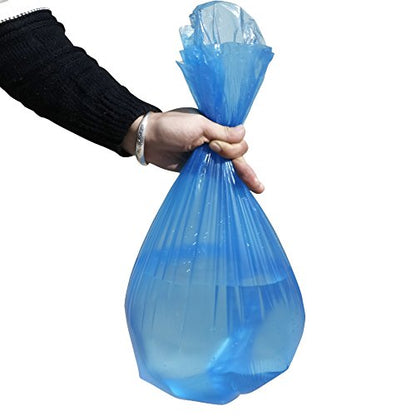 3 Gallon Trash Bags, Small Garbage Bag, Blue, 120 Counts