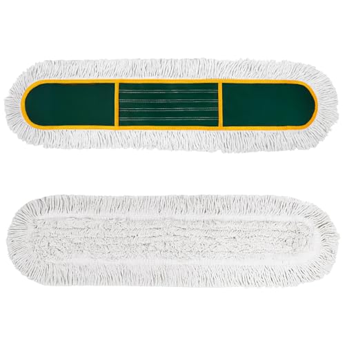 2PK 36” Extra Large Commercial Dust Mop Heads, Only Compatible with Asin: B0FK9RNWZY - color: 36" Dust Mop Replacements