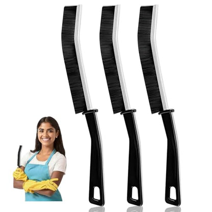 3 PCS Crevice Cleaning Brush,Hard Bristle Crevice Cleaning Brush,Crevice Cleaning Tool is Effective to Clean the Small Gap of Kitchen, tolilet and Windows. - style: 3pcs