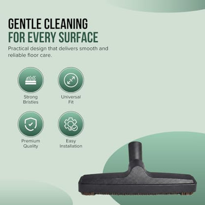 Selgo Universal 1 ¼ Inch (32mm) Black Vacuum Cleaner Floor Brush 12" Wide (12" Floor Brush), Pack of 10 - size: 12" Floor Brush