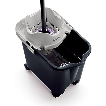 Rayen 0336.12 Mery's Mop Bucket, Gray 38.2 x 25.5 x 39 cm