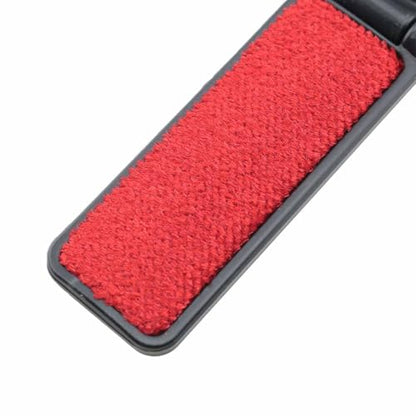 4PCS Collapsible Portable Lint Remover Brush Clothes Plastic Lint Roller for Furniture Sofa Pet Hair Fabric Lint Removal Tool Length 7.08in Black