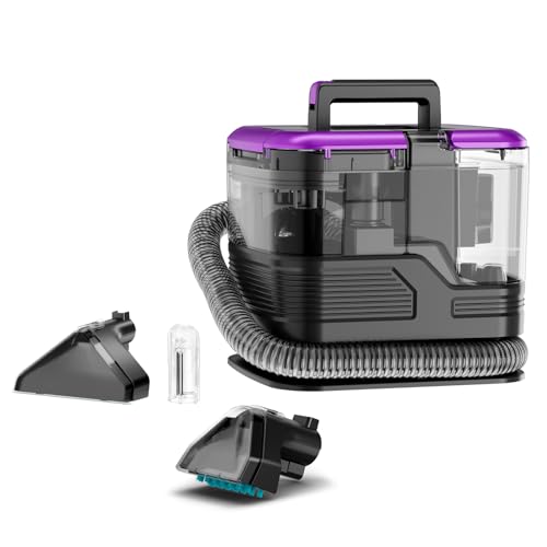 KIKETECH Cleaning Vacuum Cleaner, Powerful Stick Vacuum, 8 in 1 Vacuum Cleaners, Rechargeable Vacuum Pet for Hair, Carpet, Hardfloor，Purple