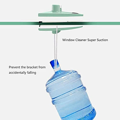 Double-Sided Window Cleaner Glass Wiper Magnetic Cleaning Tools, 5-Files Adjustable Magnetic Glider Washing Brush Tools, for High-Rise Double Car Glazed Windows Thickness 5-35mm