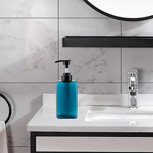 Laundry Dispenser Container Bottle Liquid Laundry Soap Bottle, 450ml Blue - color: 450ml Blue
