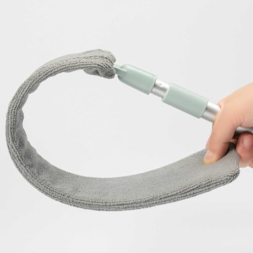 Gaps Dust Cleaner – Retractable Long-Handle Duster for Under Appliances, Hard-to-Reach Dust and Debris Removal Tool | Ideal for Home, Bedroom, Kitchen, and Household Cleaning - color: Blue Crevice Brush