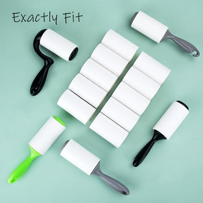 4 inch Lint Roller Refills Only for Scotch-Brite Lint Roller Replacement Refills for Pet Hair Extra Sticky 60 Sheets per Roll Pack of 10 Rolls Total 600 Sheets (Inside Dia. 1-3/4 inch) - size: Inside Dia. 1-3/4 inch