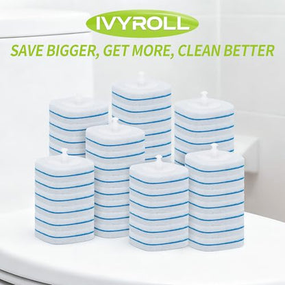 Toilet Bowl Cleaner Wand Refills Compatible with CLOROX, 63 Count Disposable Toilet Brush Refills, Replacement Heads for Toilet Cleaning System - size: 63 Count (Pack of 1)