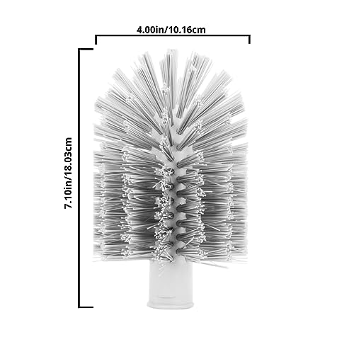 SPARTA Multi-Purpose Valve Brush Pipe Brush, Round Brush with Polyester Bristles, Color Coded for Commercial Cleaning, Kitchen, Restaurant, Bathroom, Plastic, 7.1 X 4 X 7.1 Inches, Black