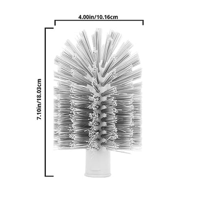 SPARTA Multi-Purpose Valve Brush Pipe Brush, Round Brush with Polyester Bristles, Color Coded for Commercial Cleaning, Kitchen, Restaurant, Bathroom, Plastic, 7.1 X 4 X 7.1 Inches, Black