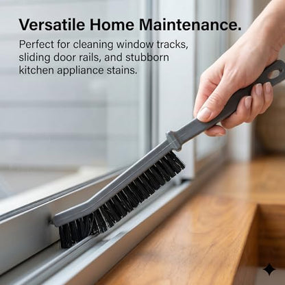 5pcs Crevice Cleaning Brush Set Narrow Detail Tools for Window Tracks Corners Edges and Household Cleaning