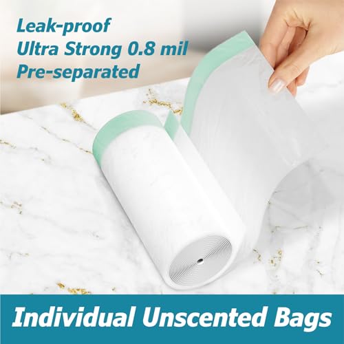 8 Gallon Drawstring Garbage Bags 0.8 Mil Ultra Strong Medium Kitchen Trash Bags Medium Plastic Bags - Individual, Unscented, White, 23"x27", 50 Count - size: 50 Count (Pack of 1)