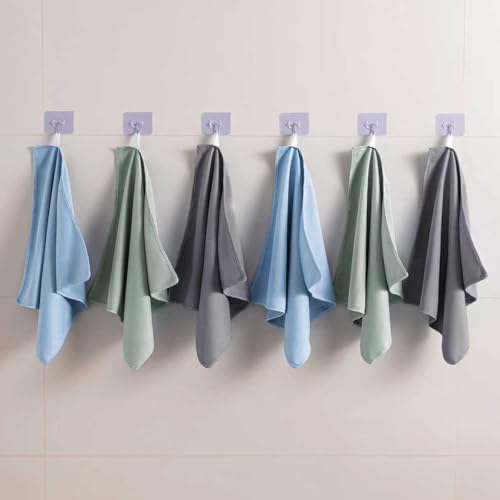 Microfiber Glass Cleaning Cloth 8 Pack, 16 Inch X 12 Inch, Lint Free Quickly Clean Window, Glasses, Windshields, Mirrors, and Stainless Steel, Multicolor - color: Multicolor