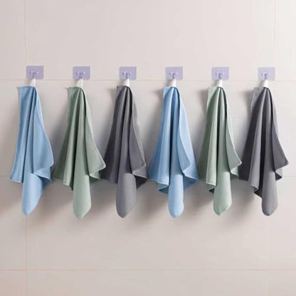 Microfiber Glass Cleaning Cloth 8 Pack, 16 Inch X 12 Inch, Lint Free Quickly Clean Window, Glasses, Windshields, Mirrors, and Stainless Steel, Multicolor - color: Multicolor