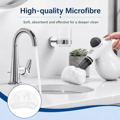 10Pack Microfiber Cloths for Handheld Steam Cleaner Compatible with Bissell Steam Shot, Comforday, PurSteam, Wagner Spraytech, Universal Washable Steam Cleaner Accessories - color: 10PCS