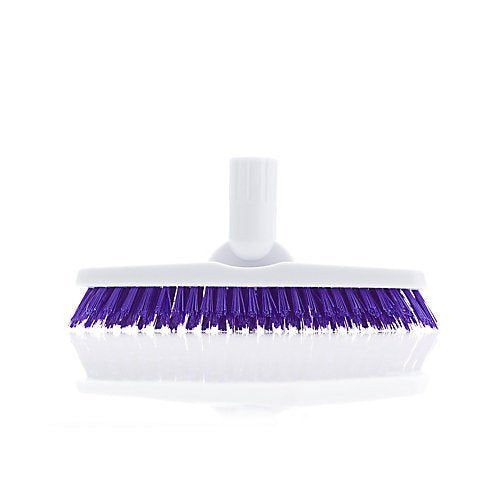 Fuller Brush E‑Z Scrubber Replacement Head – 9" V‑Trim Tile & Grout Brush Head Only, Compatible with Telescopic Handle (Sold Separately) – Deep Grime Cleaning Without Scratching