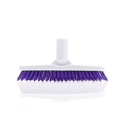 Fuller Brush E‑Z Scrubber Replacement Head – 9" V‑Trim Tile & Grout Brush Head Only, Compatible with Telescopic Handle (Sold Separately) – Deep Grime Cleaning Without Scratching
