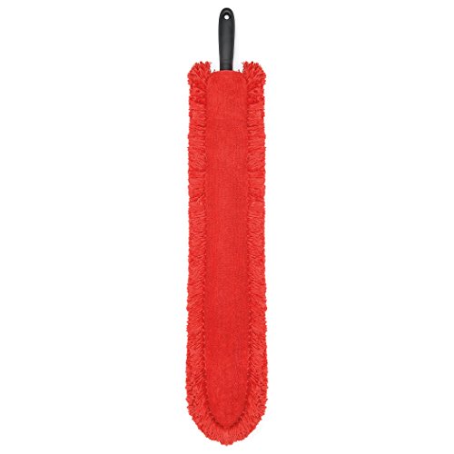 OXO Good Grips Under Appliance Microfiber Duster 4%22 x 1/2%22 x 33-1/2%22 h & Good Grips Microfiber Hand Duster