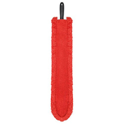 OXO Good Grips Under Appliance Microfiber Duster 4%22 x 1/2%22 x 33-1/2%22 h & Good Grips Microfiber Hand Duster