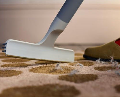 Joseph Joseph CleanTech Carpet Rake, 2-in-1 Manual Tool for Pet Hair & Deep Cleaning on Rugs and Carpet Edges - style: Carpet Rake