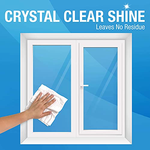 MiracleWipes for Glass, Disposable and Streak Free Cleaning Wipes for Mirrors, Windows, Kitchen, Home, and Auto- 30 Count - size: 30 Count (Pack of 1)