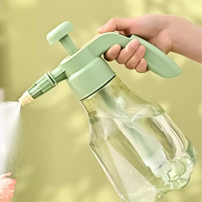 Hand Pump Sprayer | 1.5L Leak-Proof Adjustable Nozzle Misting Can,Handheld Garden Pump Sprayer,for Outdoor Yard Indoor BBQ Gardening Cleaning Plant Home - color: Green