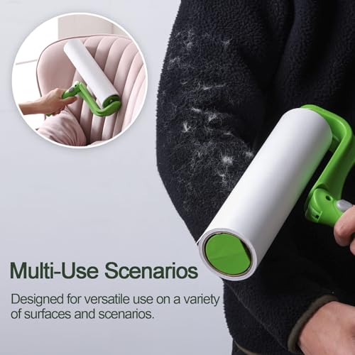 10 Inch Lint Roller Refills for Evercare Pet Mega Lint Roller and Leo Cleaning Roller, Fits 10" Supersize Lint Rollers with 2 1/16" ID, 240 Easy Tear Sheets(Pack of 4), Replacement Refill - size: 10" / 240 Sheets