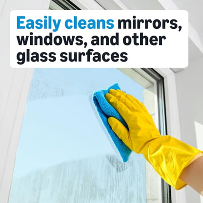 Amazon Basics Glass Cleaner, Streak-Free Shine, 32 Fl Oz, Pack of 2 with 1 Sprayer - style: Pack of 2 with 1 Sprayer