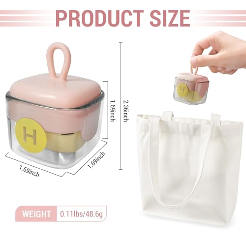 Mini Lint Roller,Washable Sticky Roller Reusable Lint Remover Portable Pet Hair Remover for Clothes,Travel Household (Pink) - color: Pink