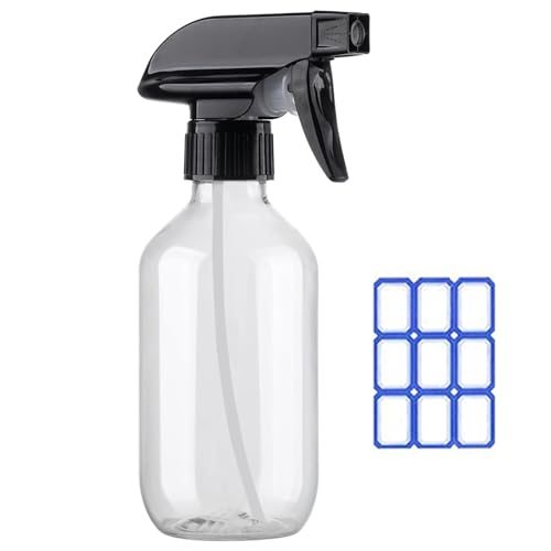 Spray Bottles 1 Packs-10 oz/300 ml Plastic Refillable Containers - BPA Free Fine Mist Small Spray Bottle with Adjustable Nozzle for Hair, Cooking, Cleaning, Plant - size: 10 Ounces