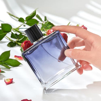 100ml/3.4 Oz Glass Spray Bottle Perfume Atomizer,Empty Refillable Perfume Spray Bottle with 3 Kinds of Dispenser (A3) - style: A3