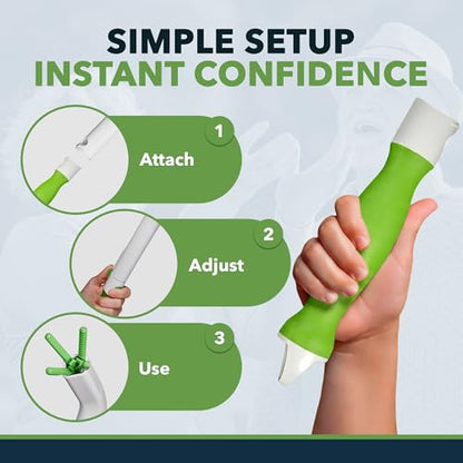 FreedomWand Toilet Tool Handle Replacement - Countoured Grip with Hanging Loop Handle for Toilet Assist Devices - Lightweight Bathroom Essentials for Men, Women, Children and Seniors, 1 Piece - size: Handle Replacement