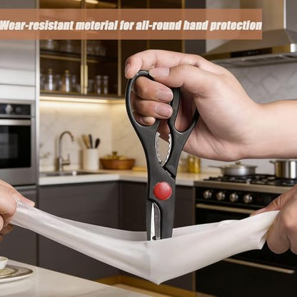 Dishwashing Cleaning Gloves Waterproof Tear-Resistant Household Rubber Cleaning Gloves with Long Elastic Cuffs