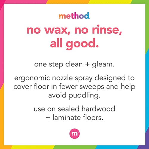 Method Squirt + Mop Hardwood Floor Cleaner Refill, Almond, 68 Ounce - size: 68 Fl Oz (Pack of 1)