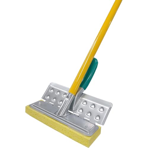 HOMEMAID® Cellulose Metal Hinge Squeeze Sponge Mop - $19.98 Each / Made in USA - size: Sponge Mop