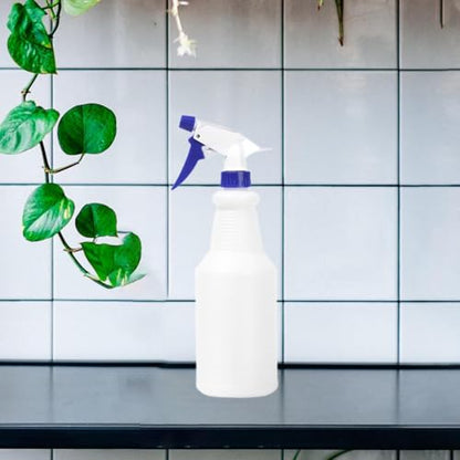 Spray Bottle Adjustable Nozzle 600 ml Lightweight Reliable Reusable Refillable for Kitchen Planting Lawn, Blue