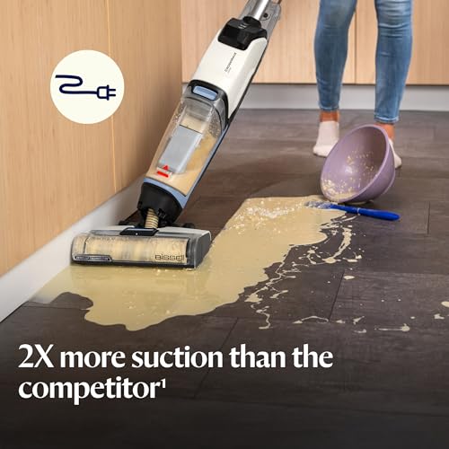 Bissell CrossWave Edge Floor Cleaner, Wet Dry Vacuum Mop with Zero-Gap Edge Technology & Powerful Suction for Tile Floors and Stain Removal, 4111A - style: CrossWave Edge