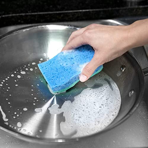 O-Cedar Scrunge Non-Scratch Scrub Sponge Multi-Use,All-Purpose,Odor-Resistant,Scrubbing Sponge Safely Cleans All Hard Surfaces in Kitchen and Bathroom,6 Count (Pack of 2) - size: 6 Count (Pack of 2)