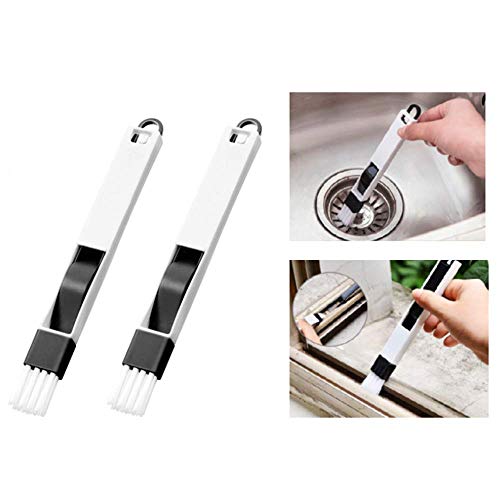 BAIHUI Hand-held Groove Gap Cleaning Tools, Window Door Sliding Track Cleaning Brush, for Cleaning Quickly Clean All Corners and Gap ,6 Pieces